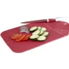 Best Planche à découper pliable 3 en 1 avec couteau inox Préparation Culinaire