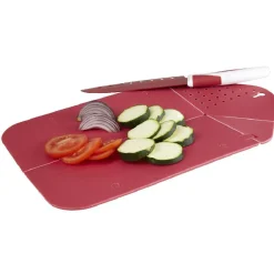 Best Planche à découper pliable 3 en 1 avec couteau inox Préparation Culinaire