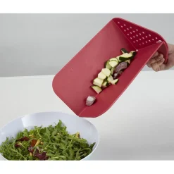 Best Planche à découper pliable 3 en 1 avec couteau inox Préparation Culinaire