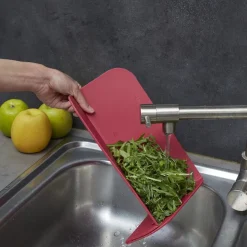 Best Planche à découper pliable 3 en 1 avec couteau inox Préparation Culinaire