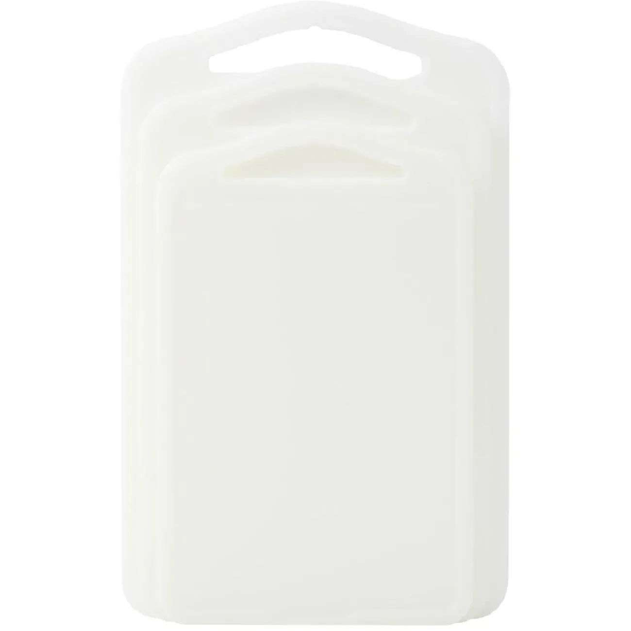 Planche à découper polypropylène blanc x3 Préparation Culinaire