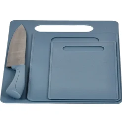 Clearance Planche à découper X 3 et couteau du chef inox Préparation Culinaire