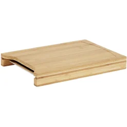 Planche à decouper en bambou avec bac récupérateur inox Préparation Culinaire