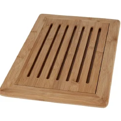 Sale Planche à pain en bambou avec récupérateur de miettes 38x34x H1,5cm Préparation Culinaire