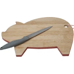Clearance Planche en bambou forme cochon Préparation Culinaire