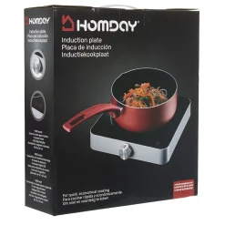 Discount Plaque à induction noire et blanche Trisa 1 800 W Petit Électroménager