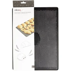 Plaque cuisson silicone noir 37x27cm Cuisson