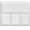 Plat à 4 compartiments blanc|Gifi Discount