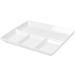 Plat à 4 compartiments blanc|Gifi Discount