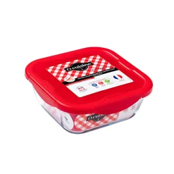 Best Plat à four avec couvercle hermétique Ô Cuisine 21x21 cm Conservation Alimentaire