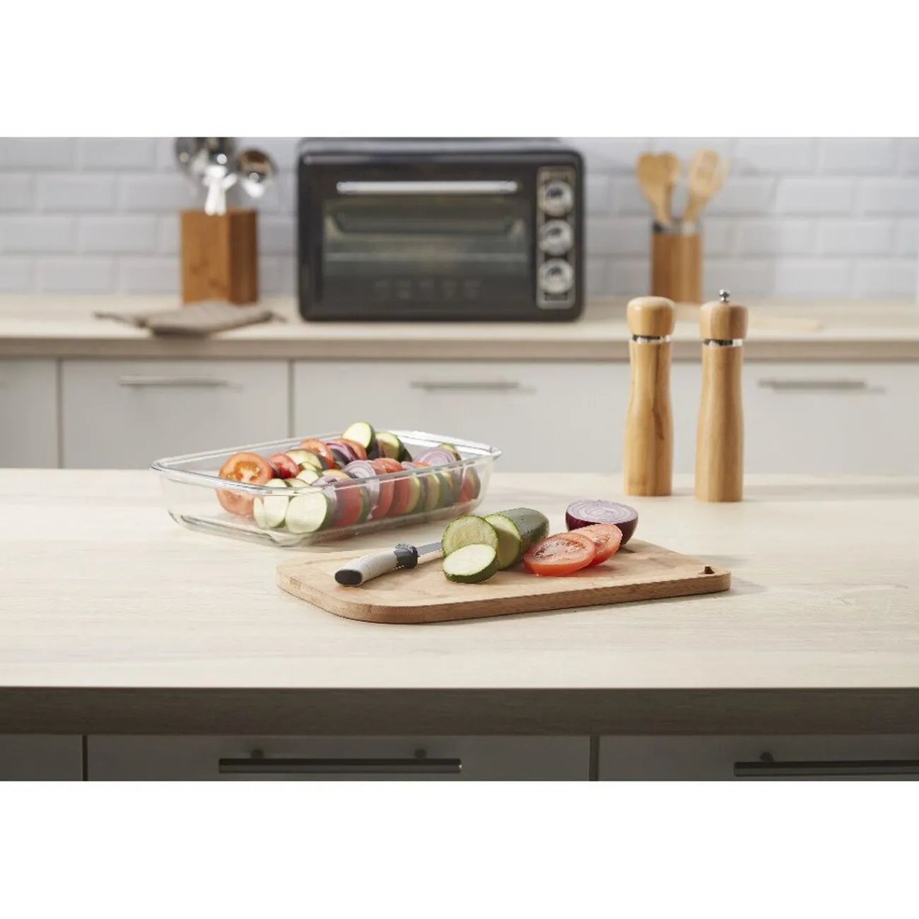 Outlet Plat à four avec planche multifonction Cuisson