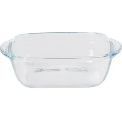Best Plat à four carré en verre couvercle plastique Cuisson