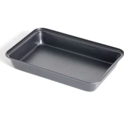 Sale Plat à four en métal noir 30x20xH4,8cm Cuisson