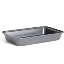 Sale Plat à four en métal noir 30x20xH4,8cm Cuisson