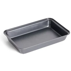 Sale Plat à four en métal noir 30x20xH4,8cm Cuisson