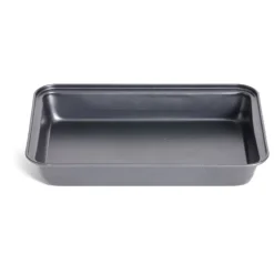 Sale Plat à four en métal noir 30x20xH4,8cm Cuisson