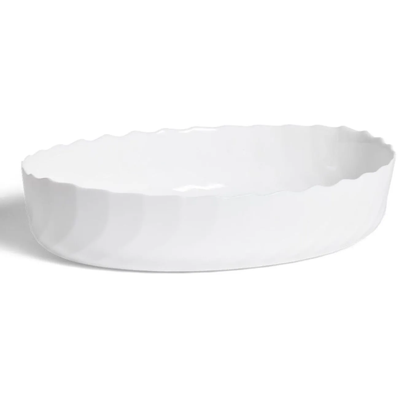 Sale Plat à four en verre opale blanc 36,9x28,6xH8cm Cuisson