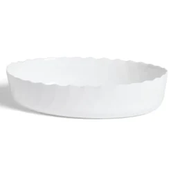 Sale Plat à four en verre opale blanc 36,9x28,6xH8cm Cuisson