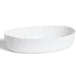 Sale Plat à four en verre opale blanc 36,9x28,6xH8cm Cuisson