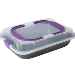 Plat à four et couvercle avec anses Cuisson