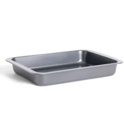Discount Plat à four métal noir 42x42xH6cm Cuisson