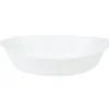 Outlet Plat à four ovale Luminarc verre blanc 32 cm Cuisson