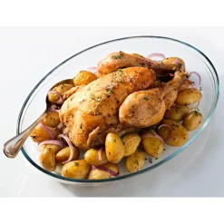 Sale Plat à four ovale transparent Cuisson