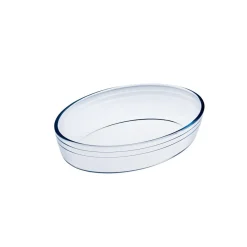 Sale Plat à four ovale verre transparent Cuisson