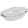 Clearance Plat à four Pyrex ovale transparent 1,8L Cuisson