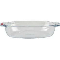 Clearance Plat à four Pyrex ovale transparent 1,8L Cuisson