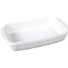 Plat à four rectangle blanc Cuisson