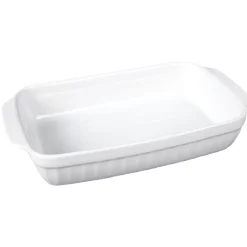 Plat à four rectangle blanc Cuisson