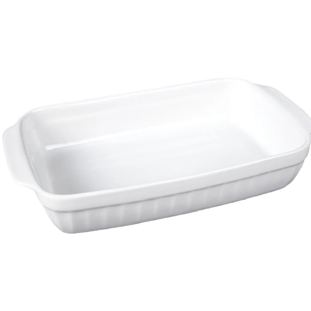 Plat à four rectangle blanc Cuisson