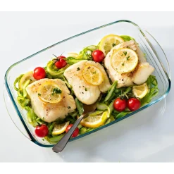 Plat à four rectangle verre Cuisson