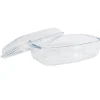 Plat à four rectangulaire transparent 6,5 L Cuisson
