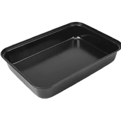 Clearance Plat à four rectangulaire noir x3 Cuisson