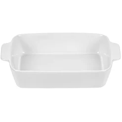 Sale Plat à four rectangulaire avec poignées gris et blanc Cuisson