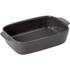 Sale Plat à four rectangulaire uni gris Cuisson