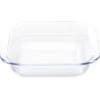 Discount Plat à four rectangulaire en verre 19,6x17xH4,6cm Cuisson
