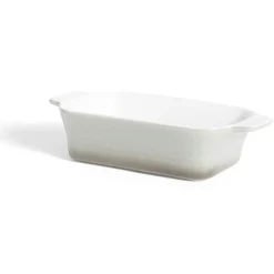 Discount Plat à four rectangulaire en céramique gris 21,5x11xH5cm Cuisson