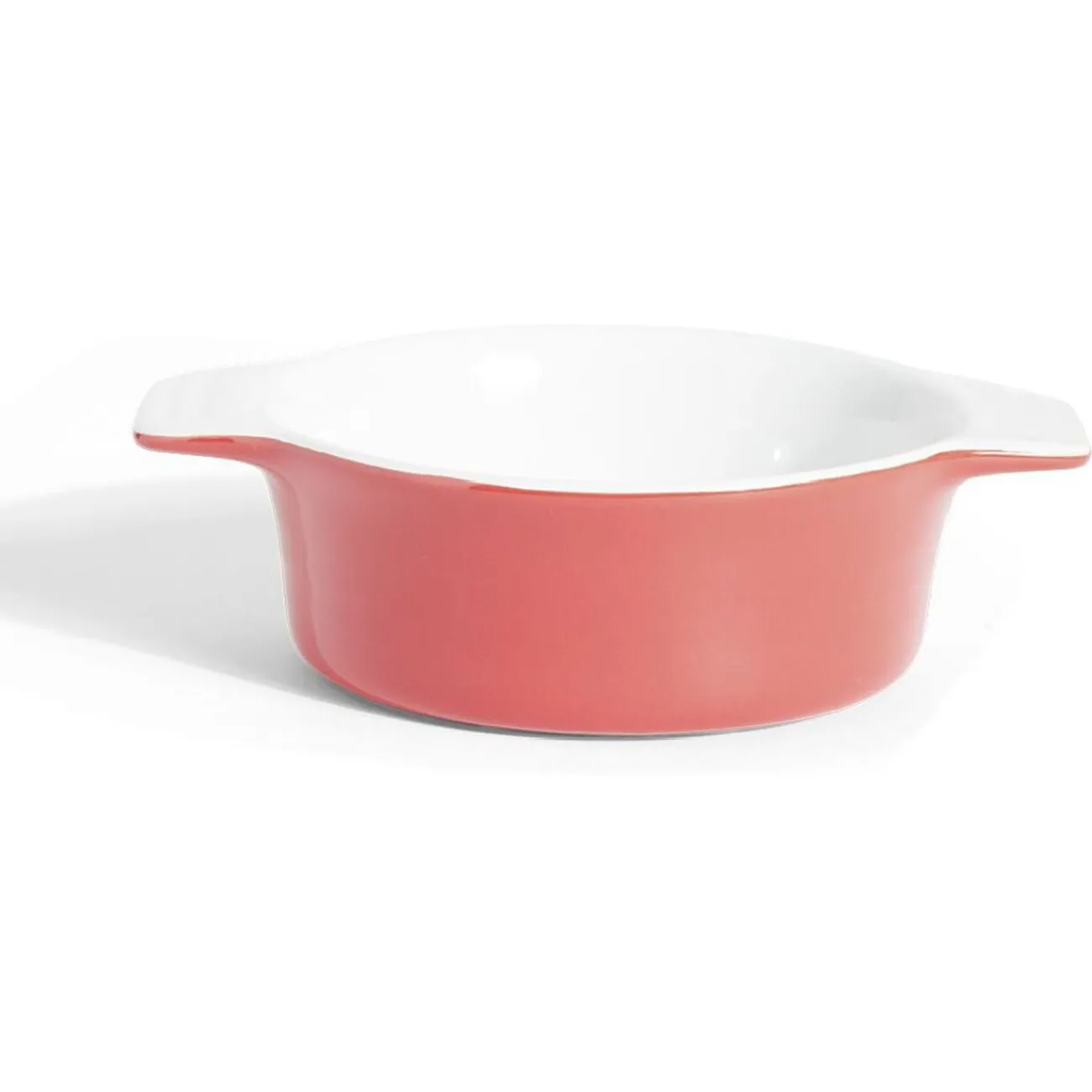 Clearance Plat à four rond en céramique rouge 13,5x17xH5cm Cuisson