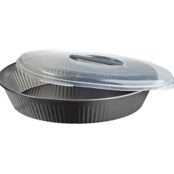Outlet Plat à gâteau transportable forme rond gris Cuisson