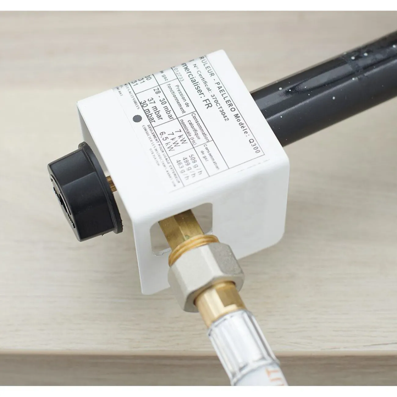 Clearance Plat à paella ø 40 cm avec réchaud gaz et trépied H66 cm Cuisson