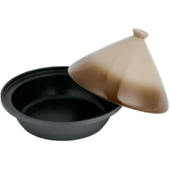 Outlet Plat à tajine fonte d'aluminium Ø30xH20cm Cuisson