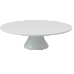 Outlet Plat à tarte sur pied blanc Cuisson