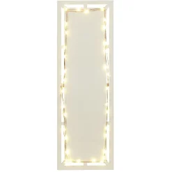 Hot Plat de présentation à LED 30x12cm bois beige Préparation Culinaire