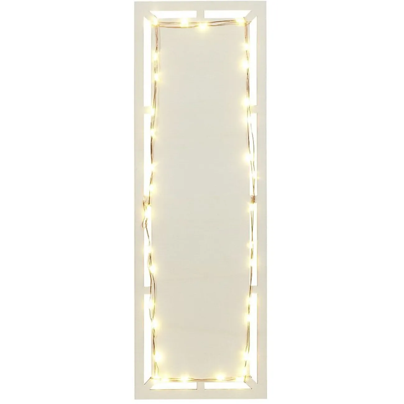 Hot Plat de présentation à LED 30x12cm bois beige Préparation Culinaire