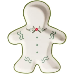 Best Plat de service en céramique forme bonhomme Vaisselle Et Accessoires De Table