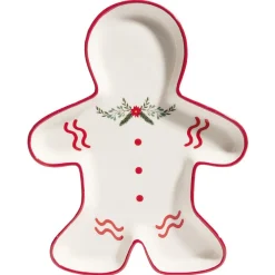 Best Plat de service en céramique forme bonhomme Vaisselle Et Accessoires De Table