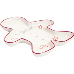 Best Plat de service en céramique forme bonhomme Vaisselle Et Accessoires De Table